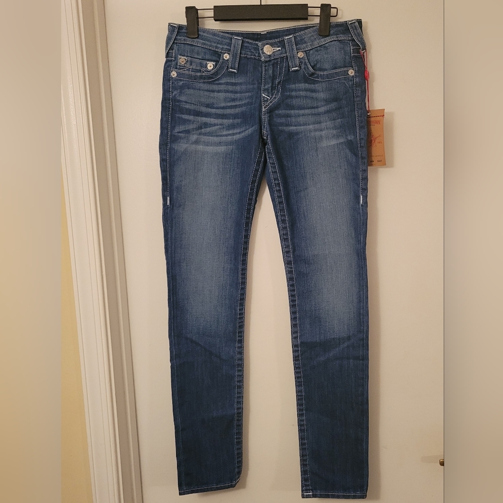 True Religion Skinny Nat Premium Jeans, Size 28